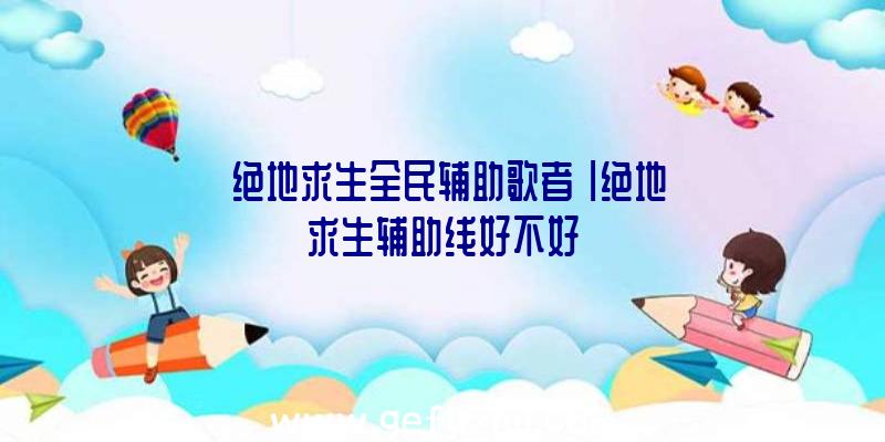 「绝地求生全民辅助歌者」|绝地求生辅助线好不好